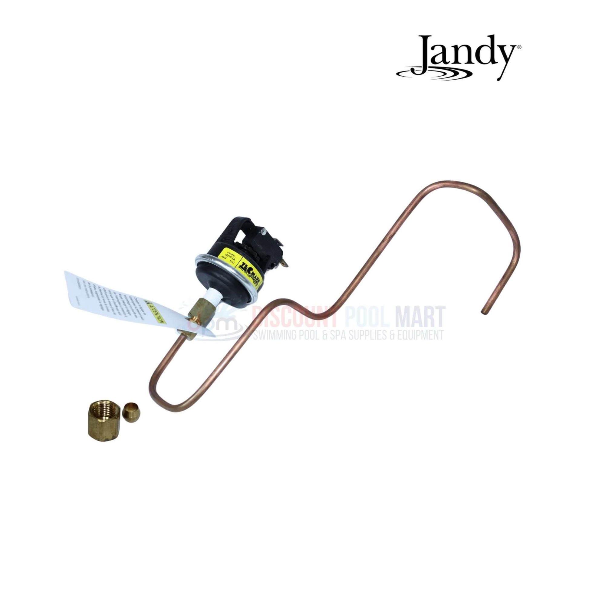 Jandy Water Pressure Switch R0457000 for LXi heaters at Discount Pool Mart DPM, ensuring safe pool and spa operation.