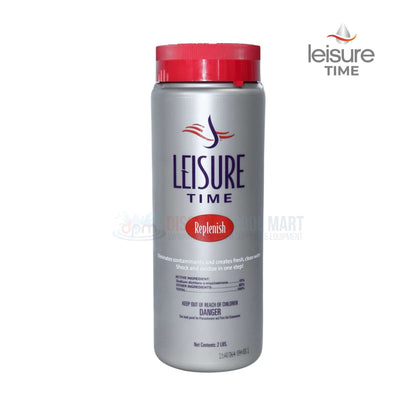 Leisure Time Replenish Shock Oxidizer 2lb from Discount Pool Mart DPM for clean, clear spa water.