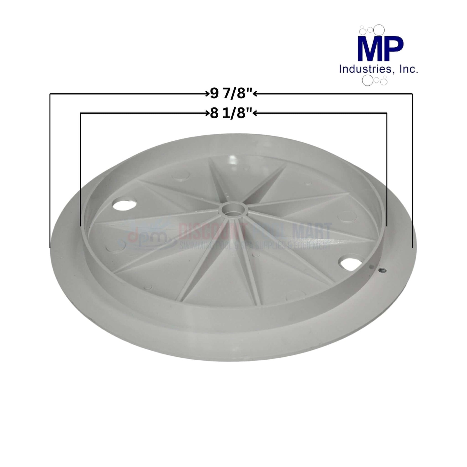 MP Industries Gray Lid for AutoFill Water Leveler 4061-G, 9 7/8" diameter, from Discount Pool Mart DPM.