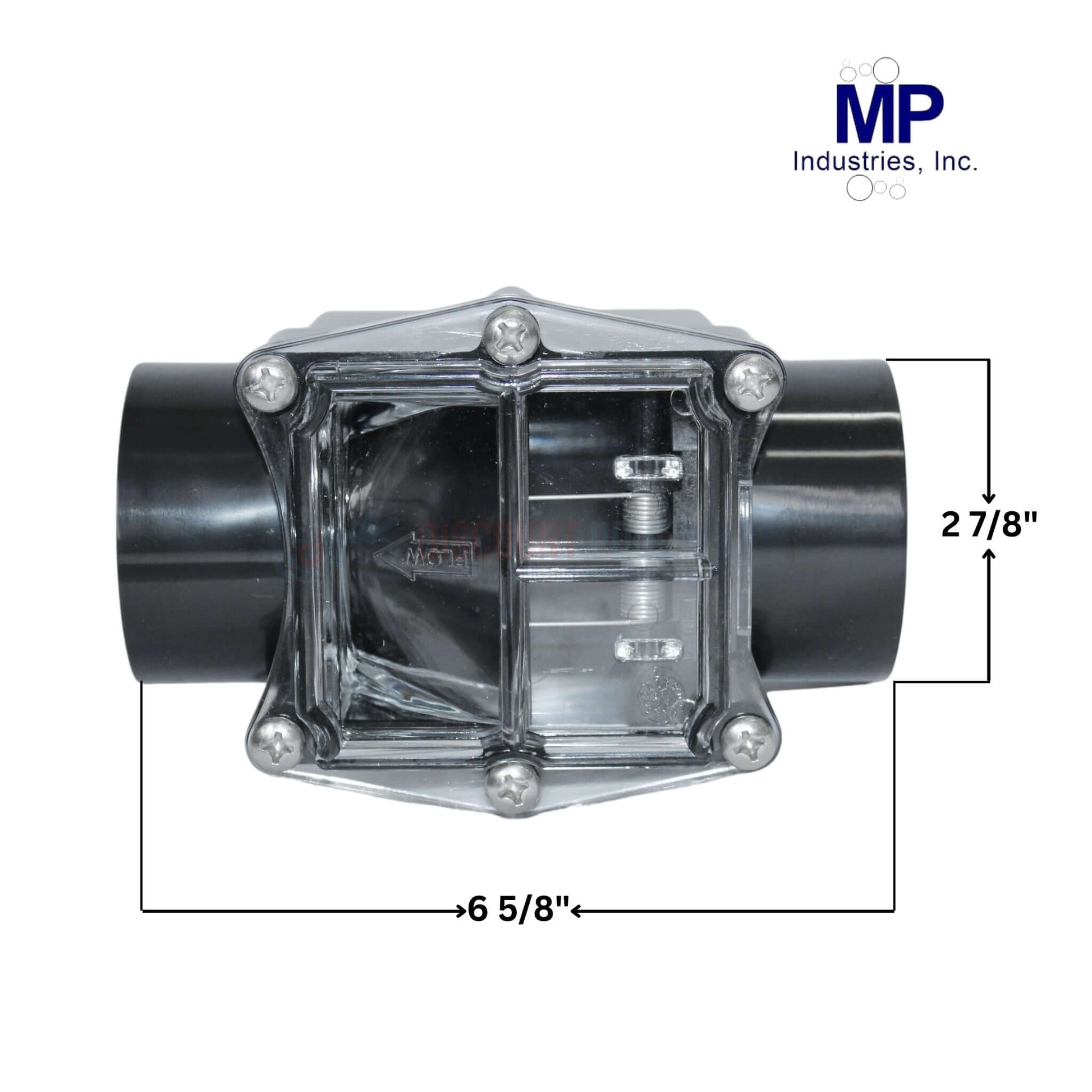 Magic Plastics CR2 Corrosion Resistant Check Valve dimensions, 2" slip valve, from Discount Pool Mart DPM.