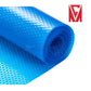 MidWest Rectangular Blue Solar Pool Cover Blanket by Discount Pool Mart DPM, designed for heat retention and energy efficiency.