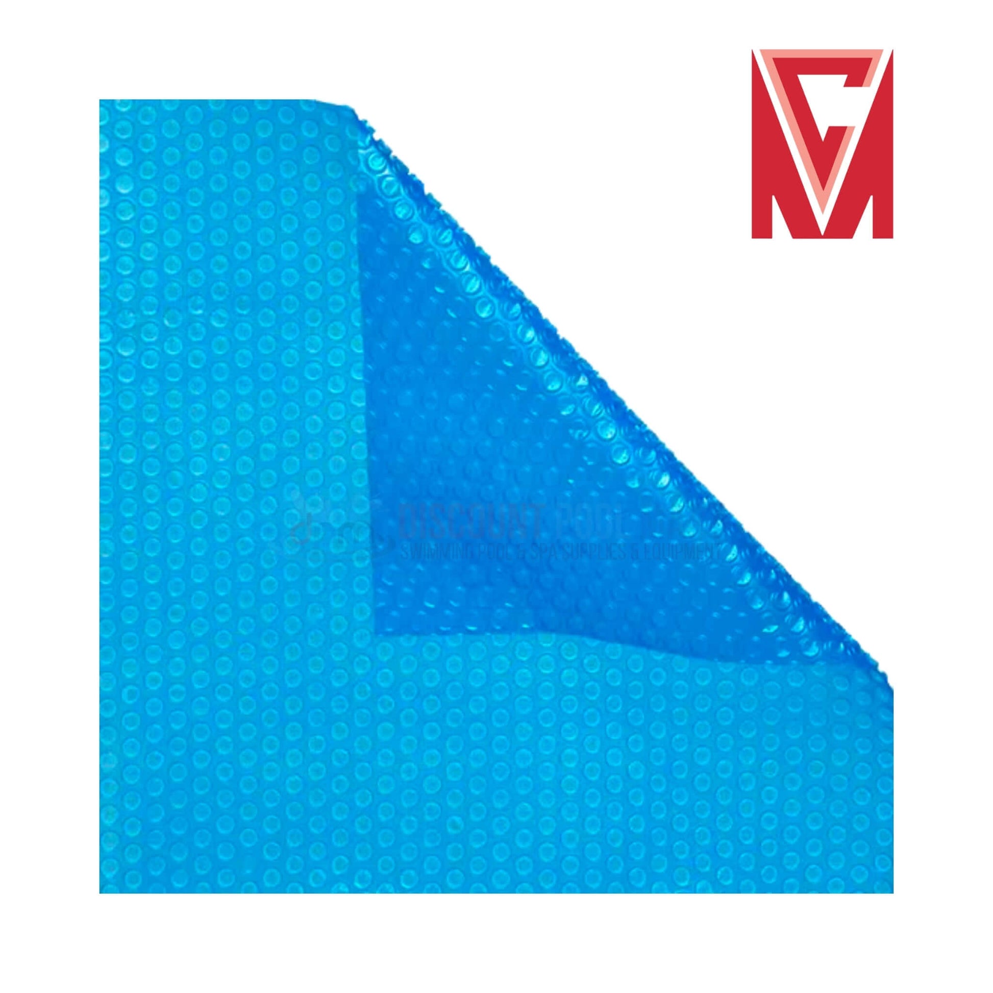 MidWest Rectangular Blue Solar Pool Cover Blanket from Discount Pool Mart DPM for heat retention and energy efficiency.