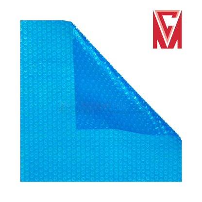 MidWest Rectangular Blue Solar Pool Cover Blanket from Discount Pool Mart DPM for heat retention and energy efficiency.