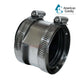 Mission Clamp No Hub Coupling 2" x 2" from Discount Pool Mart DPM for plumbing and drainage systems.