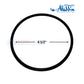 O-136 | Aladdin Pentair Ultra Flo Lid O-Ring | 39300300, 6.5" black elastomer ring for pool pump lids from Discount Pool Mart.