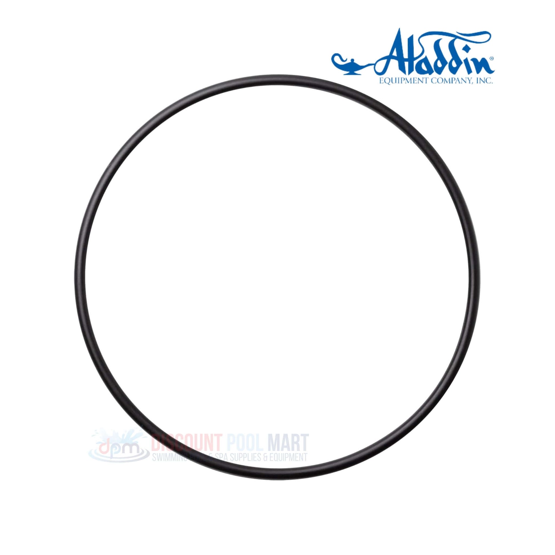 O-240 | Aladdin Filter Head/Volute/Seal Plate O-Ring in black, showcasing its circular shape for pool supplies. Discount Pool Mart.