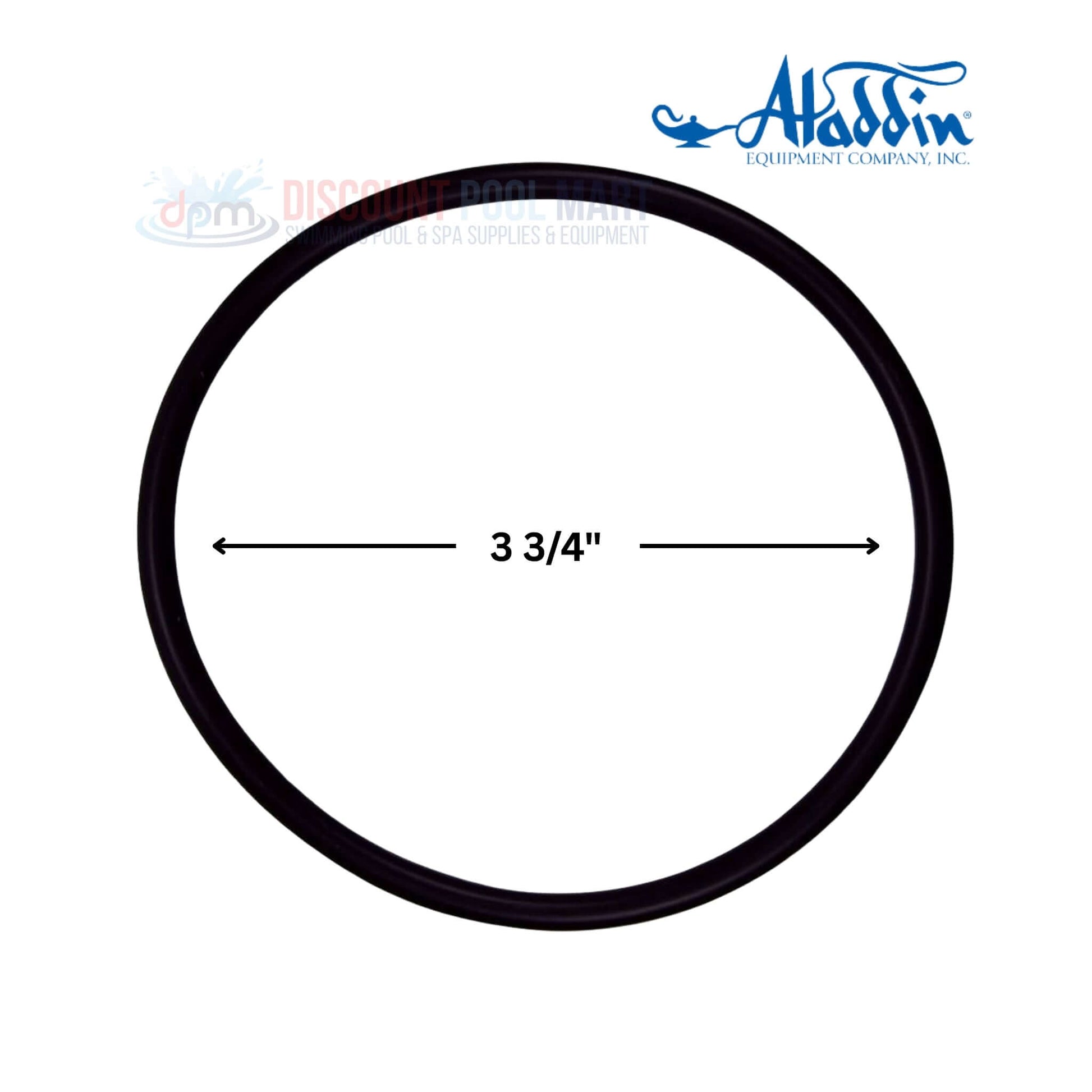 O-283 | Aladdin Rainbow Chlorinator Lid O-Ring, 3 3/4" diameter, durable black rubber seal for pool supplies at Discount Pool Mart.