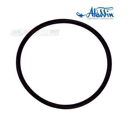 O-283 | Aladdin Rainbow Chlorinator Lid O-Ring in black rubber, used for sealing chlorinator lids, from Discount Pool Mart.