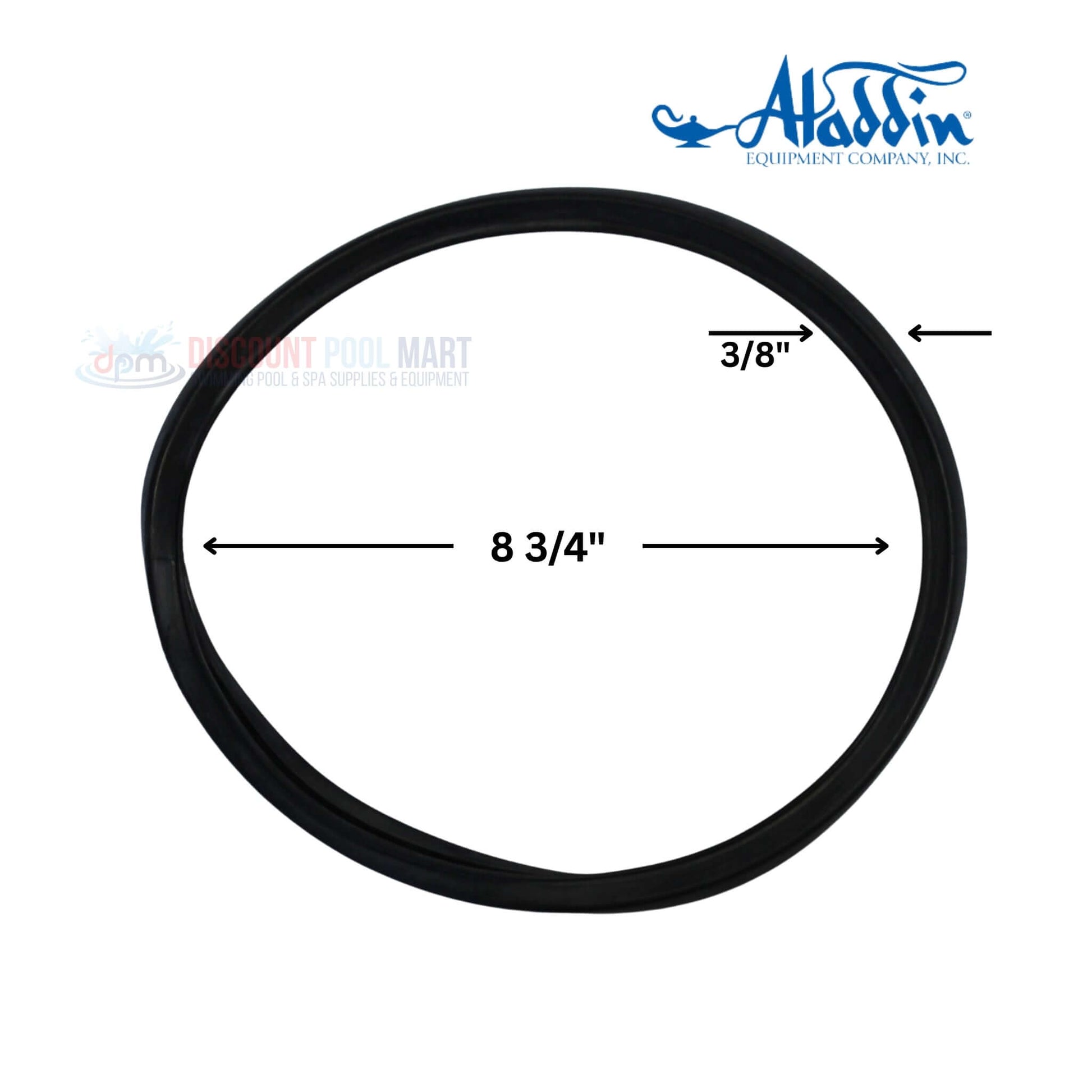 O-492 | Aladdin Sta-Rite Light Lens Gasket with 8 3/4 inch diameter, for pool supplies, from Discount Pool Mart.
