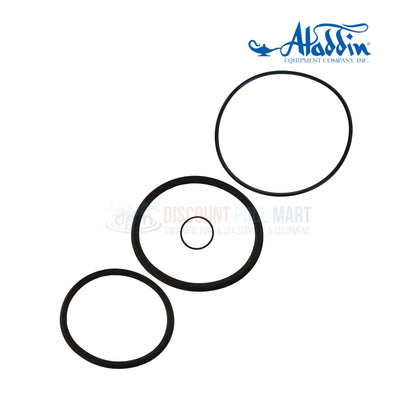 O-512KIT | Aladdin 2" O-Ring Kit for Hayward Slide Valves showing three black O-rings from Discount Pool Mart.