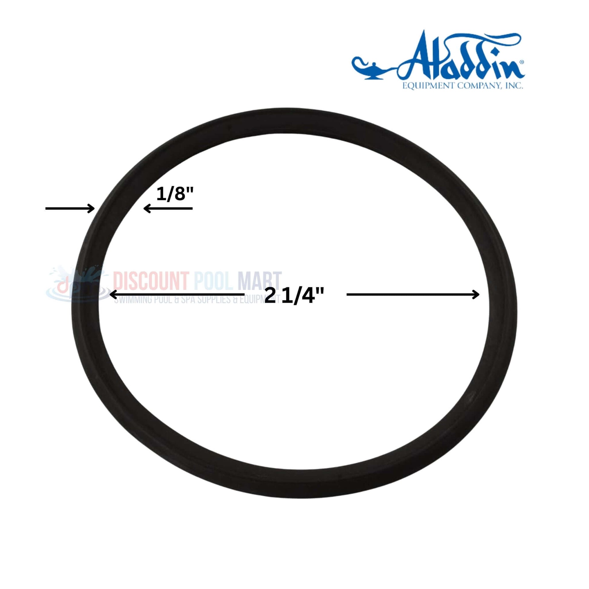 O-512KIT | Aladdin 2" O-Ring Kit for Hayward Slide Valves showing 2 1/4" black rubber O-ring, ideal for pool supplies at Discount Pool Mart.