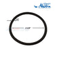 O-512KIT | Aladdin 2" O-Ring Kit for Hayward Slide Valves, 2.1/8 inch black O-ring shown with dimensions for pool maintenance.