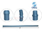 OREQ sectional connector hose for pool cleaner vacuum, 4 ft, blue, available at Discount Pool Mart DPM.