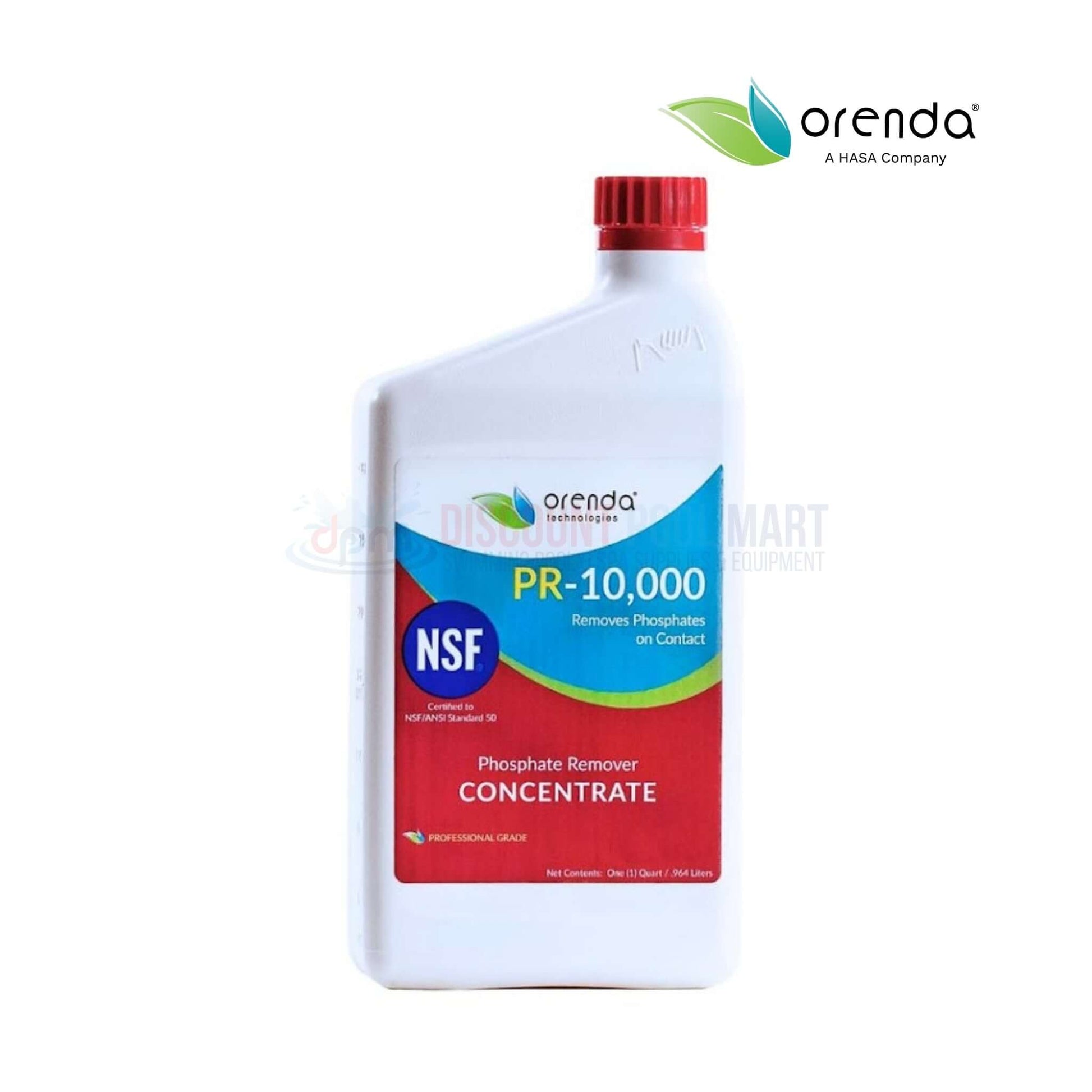 Orenda PR-10000 phosphate remover concentrate 32oz from Discount Pool Mart. Removes phosphates efficiently.