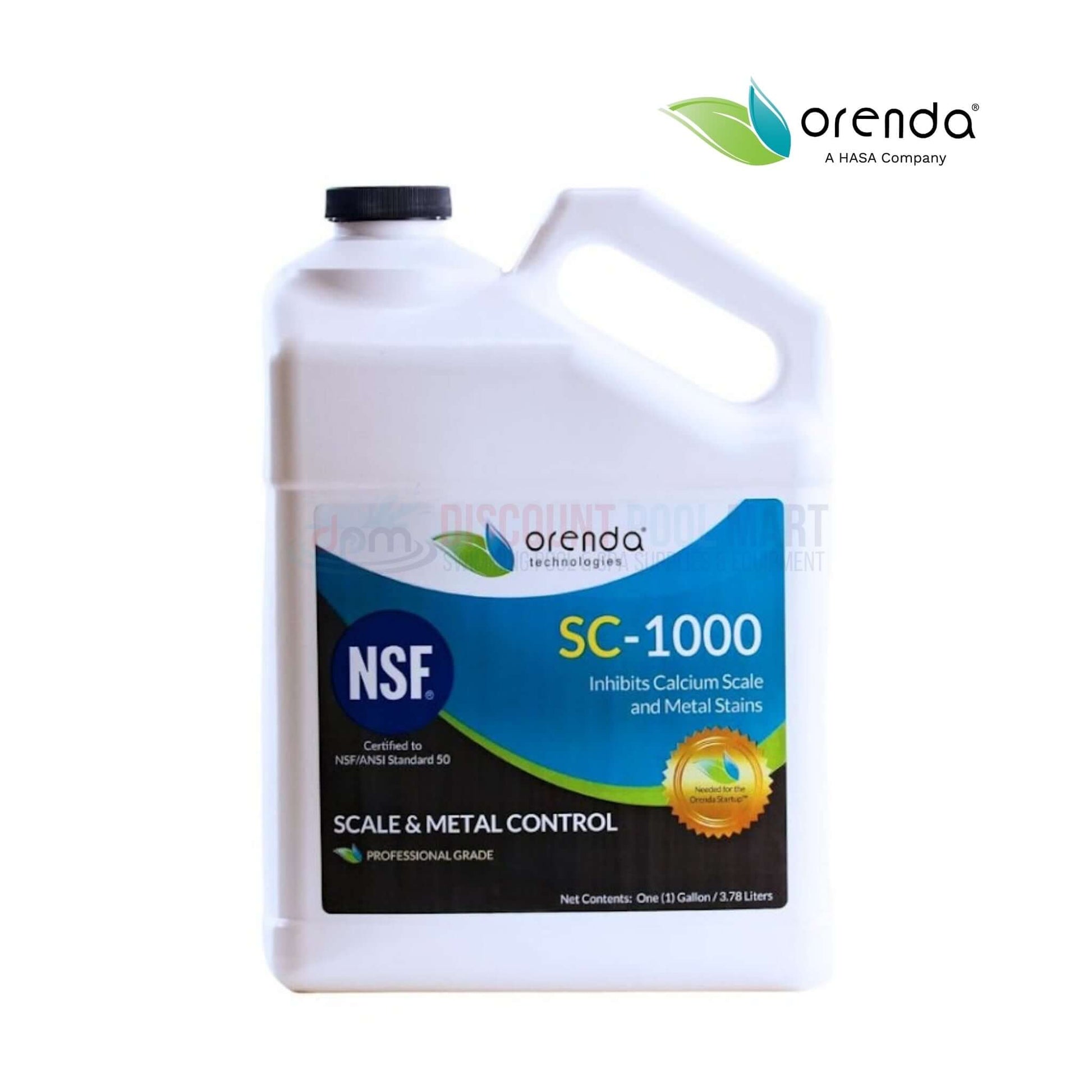 Orenda SC-1000 Scale and Metal Control Solution, 1 GAL | Discount Pool Mart DPM | Inhibits Calcium Scale and Metal Stains
