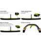 Oreq Animal Pro pool brush features corner brush, long-lasting bristles, magnetic endcaps for metal debris, flexible design - Discount Pool Mart DPM.