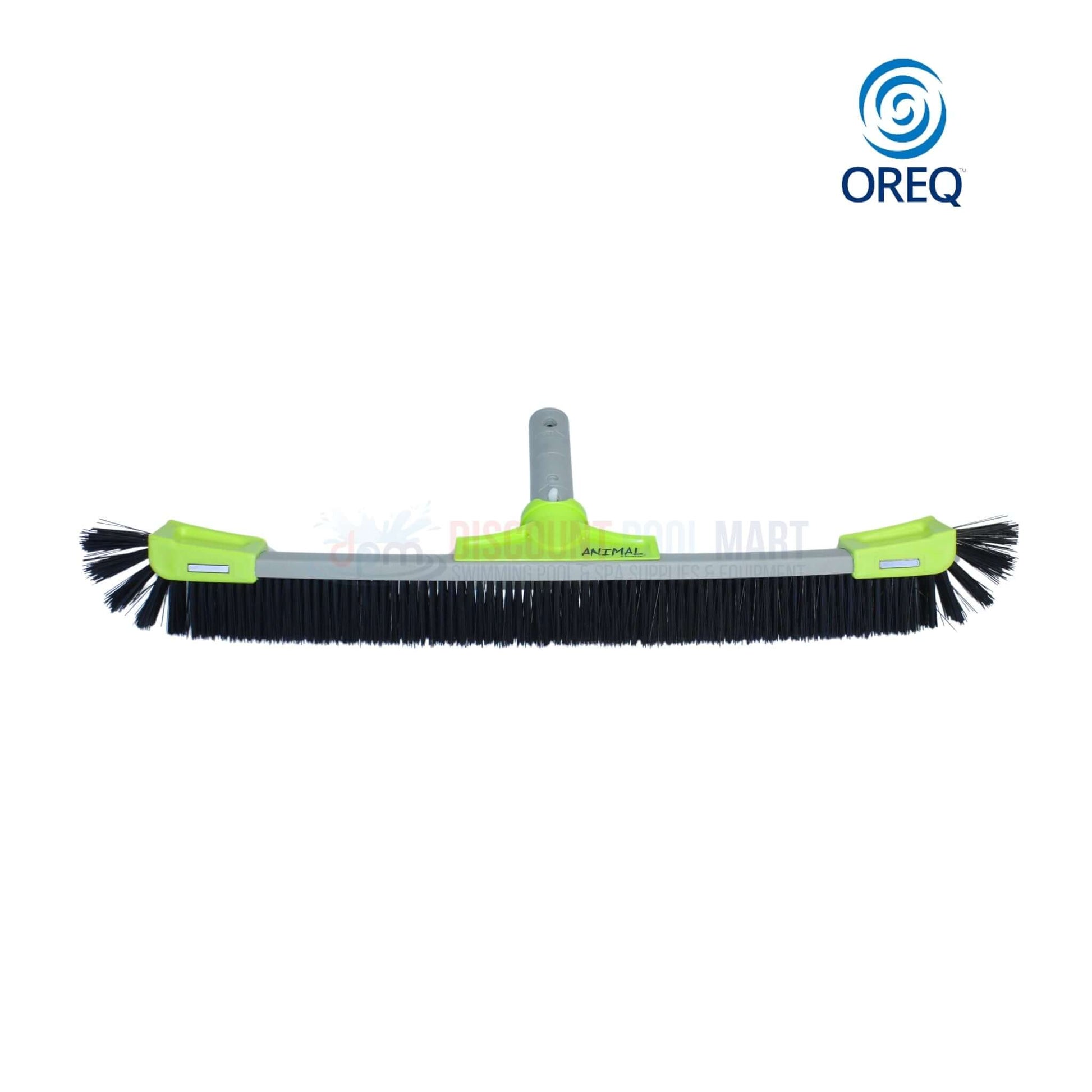 Oreq Animal Pro Pebble and Plaster Brush 28" BR4128G with grit bristles for effective cleaning - Discount Pool Mart DPM.