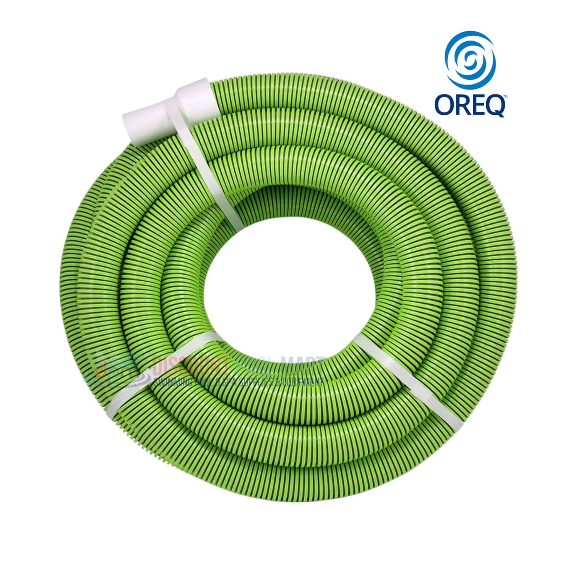 Oreq Master Flex Vacuum Hose 1.5" x 100' at Discount Pool Mart DPM, professional-grade, anti-tangle design for efficient pool cleaning.