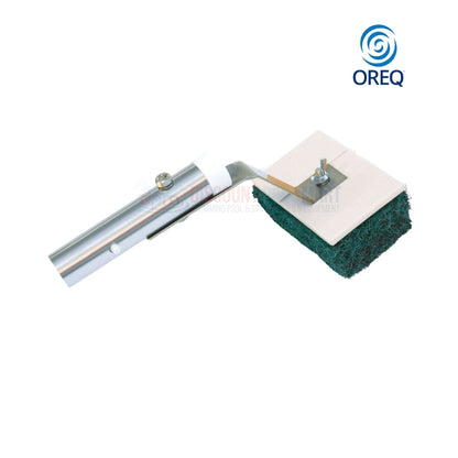 Oreq Master Tile Scrubber BR4002 with Quick Clip for pool cleaning, available at Discount Pool Mart DPM.