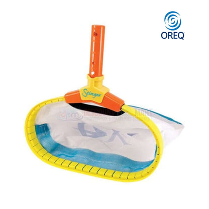 Oreq Stinger Mini Leaf Rake with Sand Bag LN4040 from Discount Pool Mart DPM for easy cleaning of spas and pools.