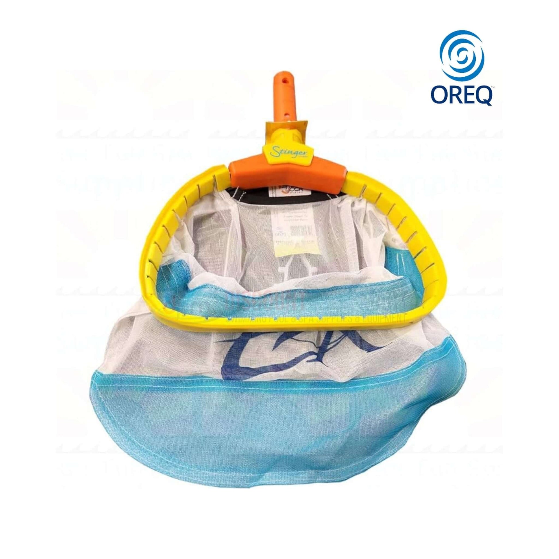 Oreq Stinger Mini Leaf Rake with Sand Bag LN4040 for pool cleaning - Discount Pool Mart DPM available.