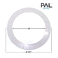 PAL Faceplate for EvenGlow Bubbler 64-EGB-CGS | 64-EGB-FACEPLATE