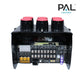 PAL Lighting Multi Color Transformer model 64-PCR-1Z-SM-65 from Discount Pool Mart, controlling vibrant 65W, 24V lighting.