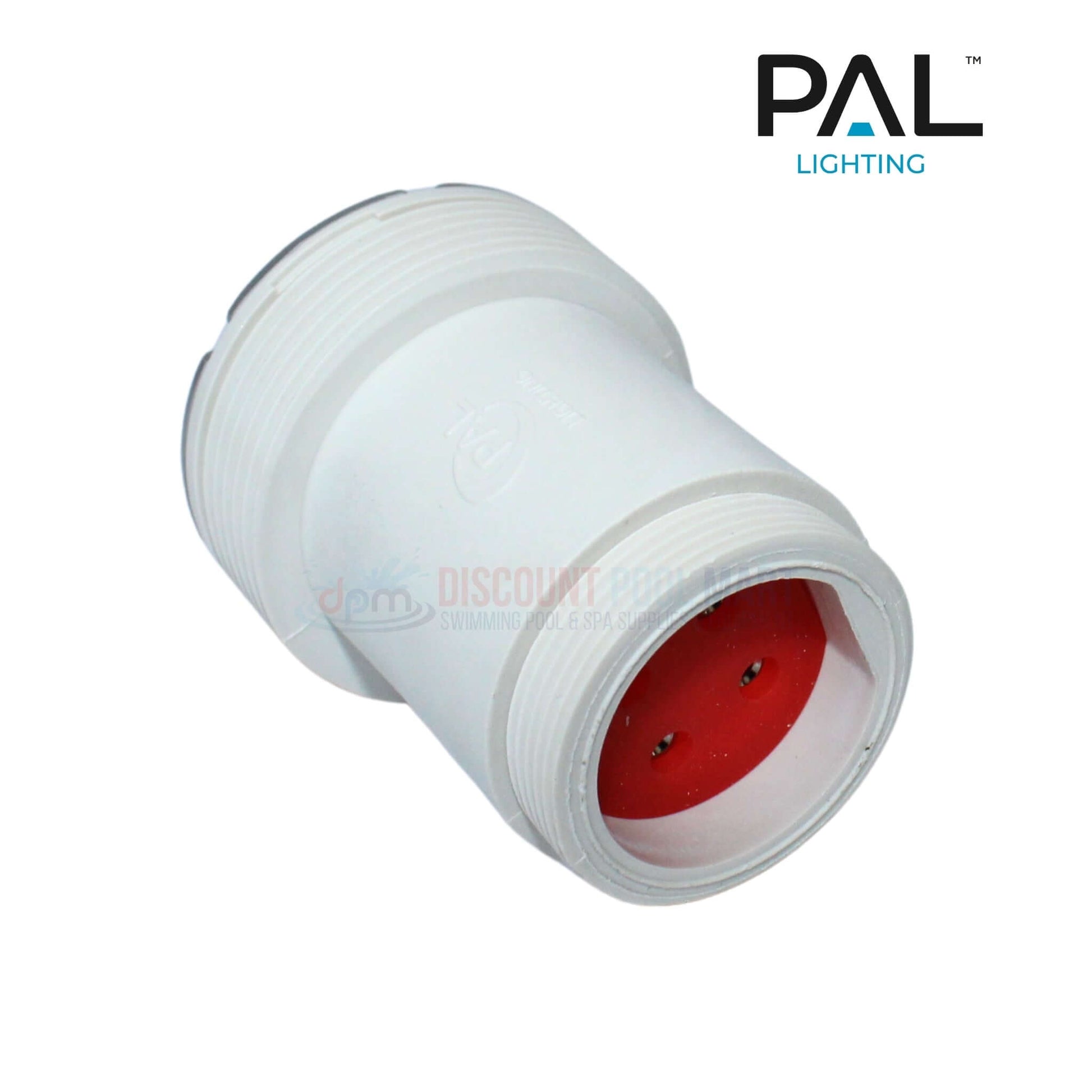 PAL Lighting connection adapter for LED pool lights, compatible with Discount Pool Mart DPM products.