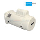 PCG-10 | Dyneson 1 HP Motor For SuperFlo and WhisperFlo Pumps 355010, white motor angle view, pool supplies from Discount Pool Mart.