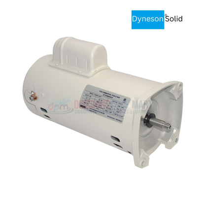 PCG-15 | Dyneson 1.5 HP Motor For SuperFlo and WhisperFlo Pumps 355012 from Discount Pool Mart, side view, white finish.