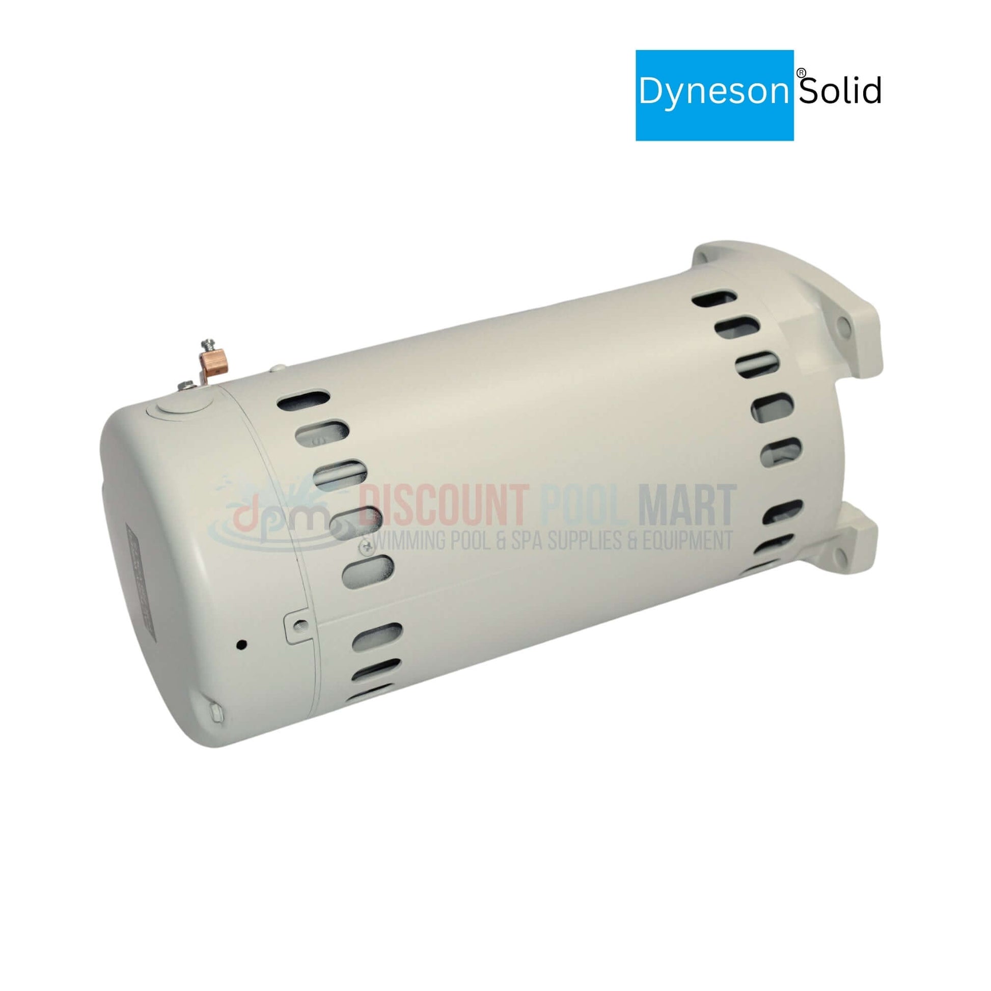 PCG-20 | Dyneson 2 HP Motor For SuperFlo and WhisperFlo Pumps 355014, almond color, side view, from Discount Pool Mart.