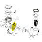 Exploded view diagram of PC&G seal plate PCG074564 for Pentair WhisperFlo and IntelliFlo pumps at Discount Pool Mart DPM.