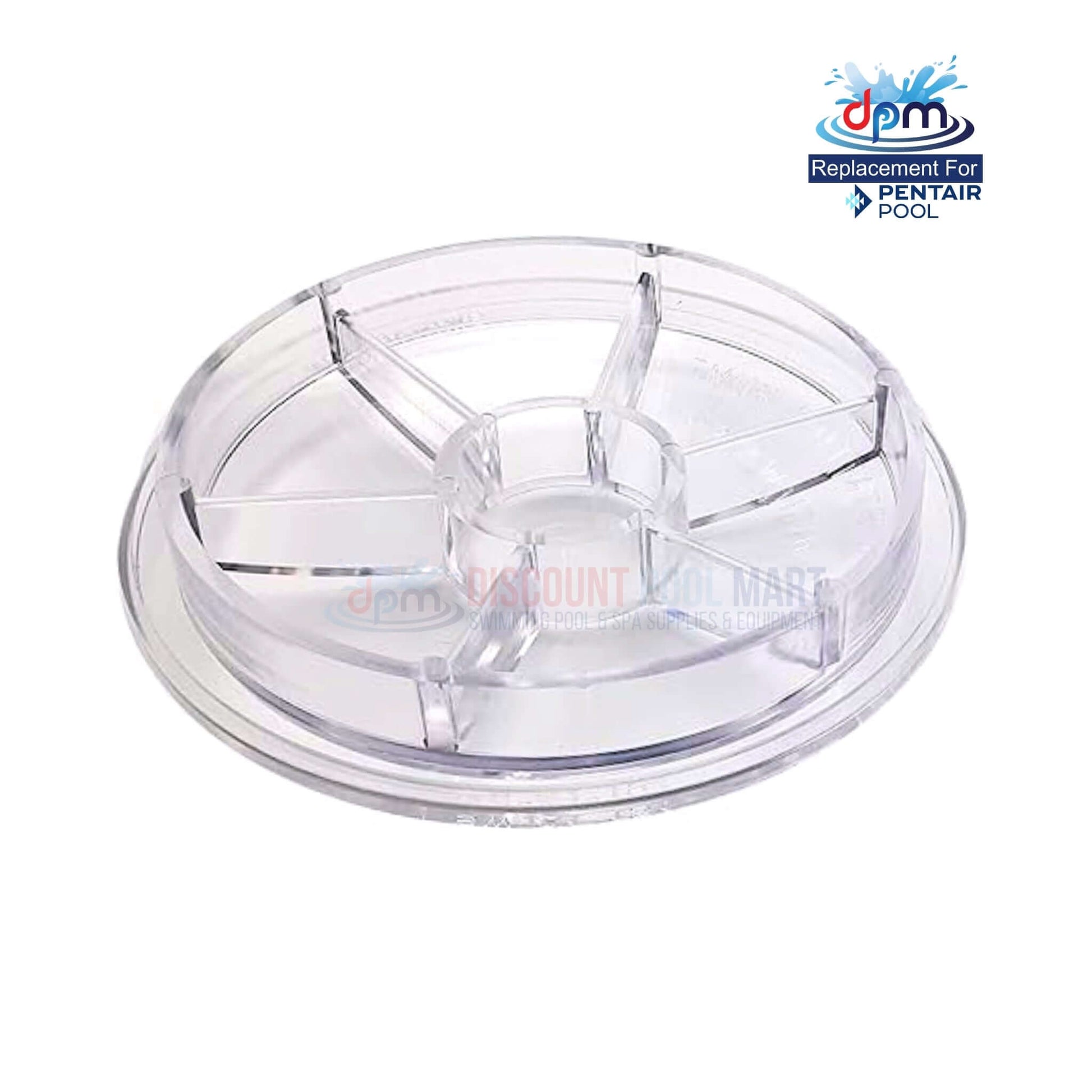 PC&G Clear Pump Lid for Pentair IntelliFlo and WhisperFlo from Discount Pool Mart DPM, model PCG357151.