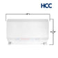 PC&G Weir Flap for Admiral Skimmers 85001500 SPS72015 from Discount Pool Mart DPM - 8" x 5 1/8" dimensions