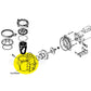 Exploded view of PC&G Wet End Volute Pot Kit PCG075455 for WhisperFlo Pumps by Discount Pool Mart DPM.