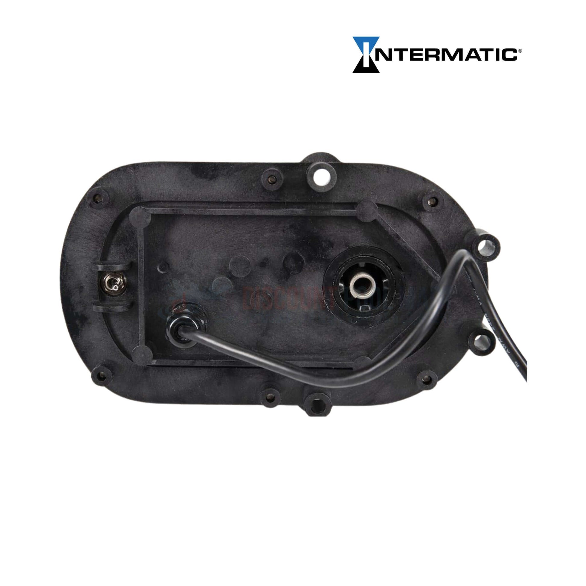 Intermatic PE24GVA 24-Volt Valve Actuator showing back view, compact design for pool supplies at Discount Pool Mart.