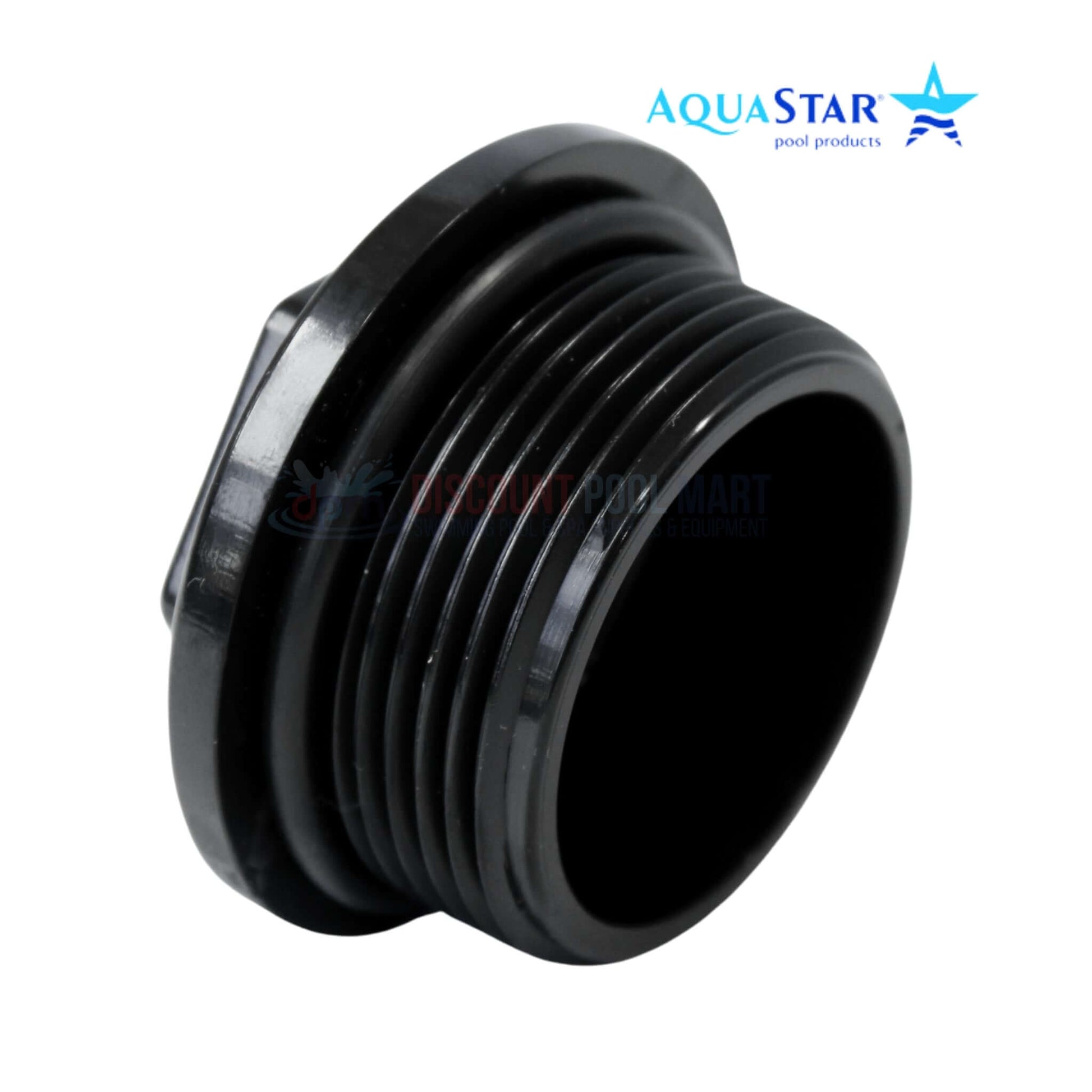 AquaStar PF2016 drain plug with O-ring, black, replacement for PLF35000 and PLF27000, from Discount Pool Mart.
