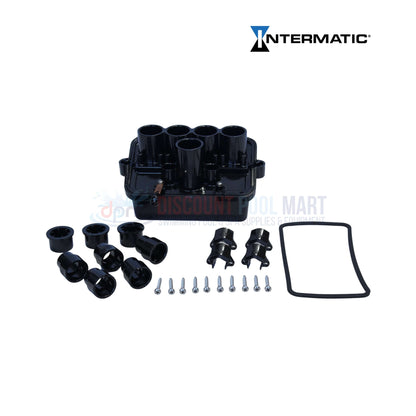 PJB4175 | Intermatic Pool & Spa 4 Light Junction Box with connectors, screws, and rubber gasket from Discount Pool Mart.