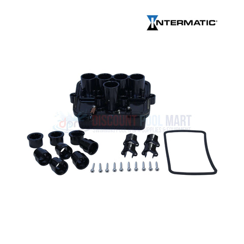 PJB4175 | Intermatic Pool & Spa 4 Light Junction Box with connectors, screws, and rubber gasket from Discount Pool Mart.