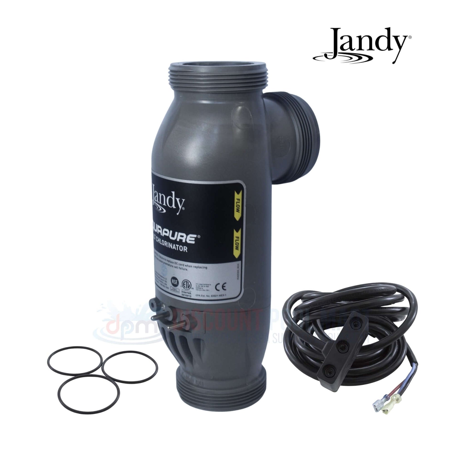 Jandy PLC700 | Jandy AquaPure PureLink Salt Chlorinator Cell Kit with cable, unions, and sensor for pool supplies at Discount Pool Mart.