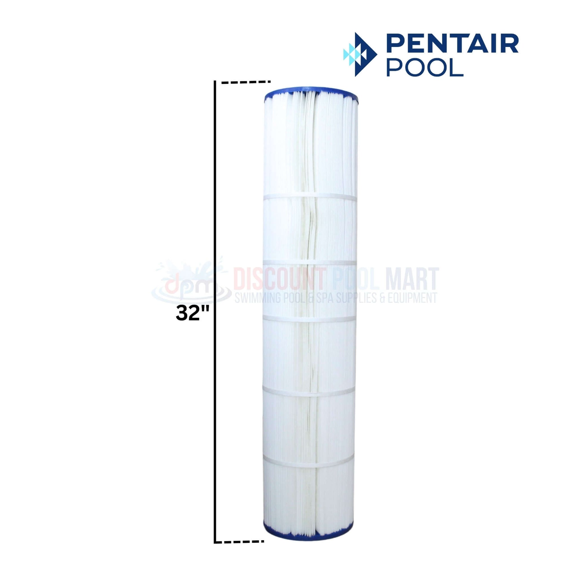 Pentair Clean & Clear Plus 520 cartridge, 32" tall, from Discount Pool Mart DPM for optimal pool filtration.