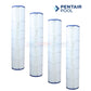 Pentair Clean & Clear Plus 520 Cartridge by Discount Pool Mart, featuring four high-performance filtration cartridges.