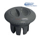 PS-7015-UG | Gray Umbrella Socket Pool Deck Anchor close-up, UV-resistant ABS plastic, used for securing patio umbrellas, by Discount Pool Mart.