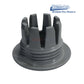 PS-7015-UG | Gray Umbrella Socket Pool Deck Anchor from Discount Pool Mart, showing side view of gray ABS plastic assembly.