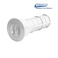 PS-7015-UW | White Umbrella Socket Pool Deck Anchor by Discount Pool Mart, in-deck anchor with secure prongs, designed for pool use.