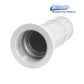 Close-up of PS-7015-UW | White Umbrella Socket Pool Deck Anchor from Discount Pool Mart. Durable ABS plastic, perfect for pool installations.