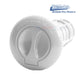 PS-7015-UW | White Umbrella Socket Pool Deck Anchor from Discount Pool Mart, showing a secure pronged flip-insert design.
