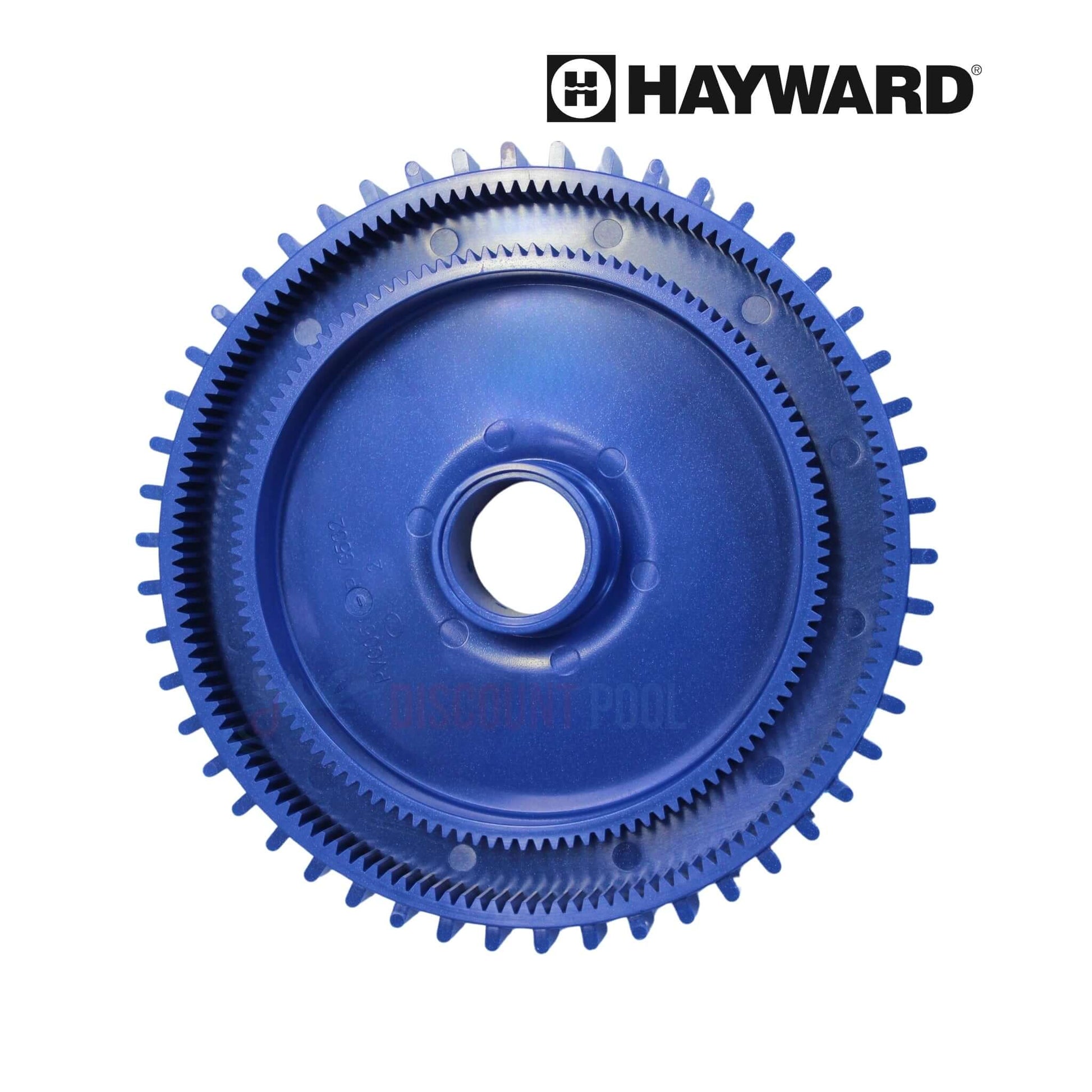 PVX051-234 | Hayward Phoenix Wheel Hub in blue, showing gear teeth for pool cleaner efficiency. Available at Discount Pool Mart.