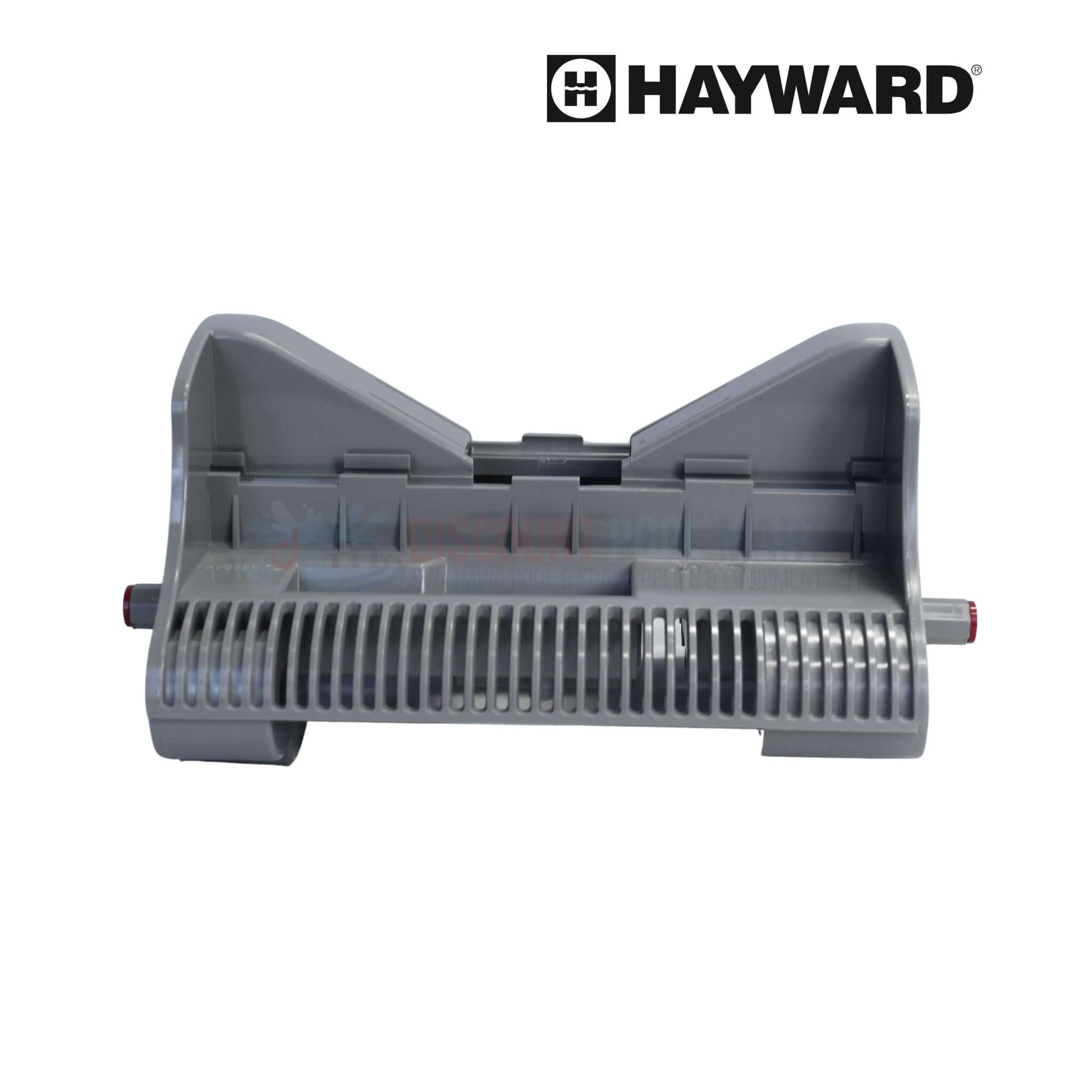 PVX792SA-207 | Hayward Phoenix 2 Wheel Lower Body | Gray showing front angle, featuring durable molded plastic for pool supplies.