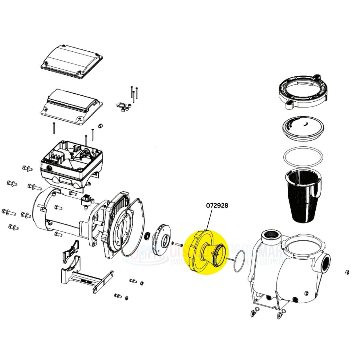 パルファン Pentair 3 HP Diffuser for Whisperflo and Intelliflo Pump | 072928